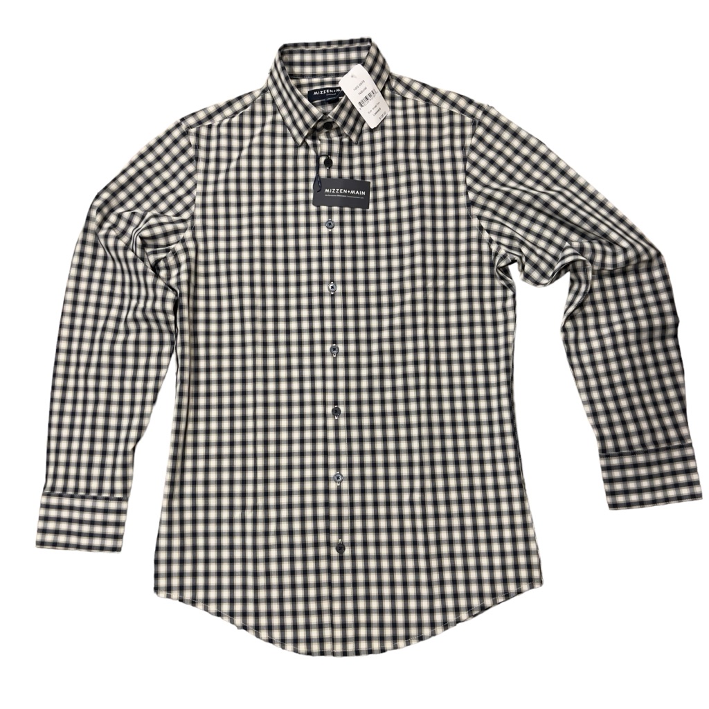 Mizzen+Main Shirt Checkered Plaid Leeward Button Down *Tags No Longer Included*